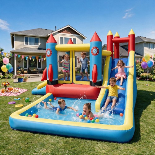 Kid inflatable water with - water, 2